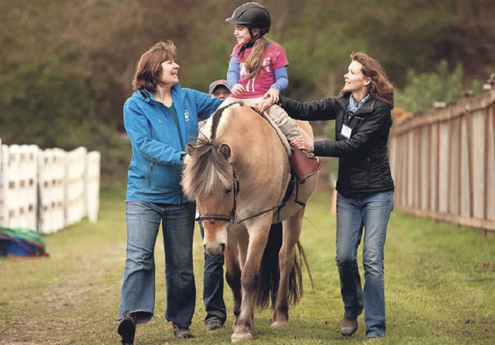 Horses brighten lives of children with disabilities